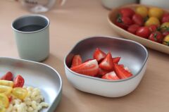 3lü Paslanmaz Çelik Beslenme seti, Sage green