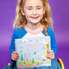 FLOSS & ROCK Transfer Fun Aktivite Kitabı / Rainbow Fairy *YENİ*
