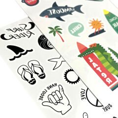 Ooly Mini Tattoo Palooza Geçiçi Dövme Seti - Beach Days