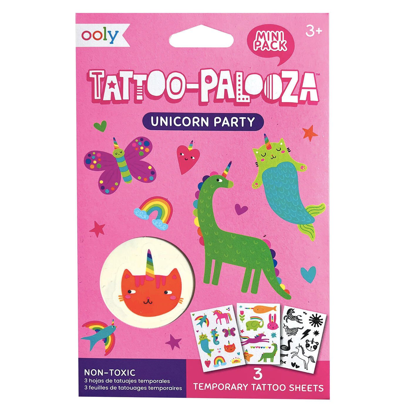 Ooly Mini Tattoo Palooza Geçiçi Dövme Seti - Unicorn Party