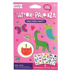 Ooly Mini Tattoo Palooza Geçiçi Dövme Seti - Unicorn Party