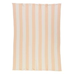 Meri Meri - Çizgili Battaniye - Şeftali & Fildişi