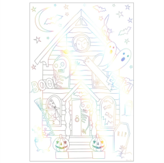 Meri Meri - Halloween Colouring Posters - Cadılar Bayramı Boyama Posterleri (2'Li)
