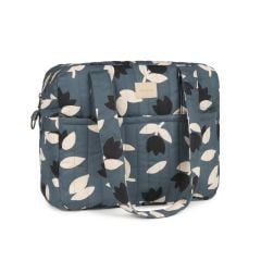 Nobodinoz Hyde Park Anne Bebek Çantası , Blue Black Tulips