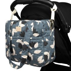 Nobodinoz Hyde Park Anne Bebek Çantası , Blue Black Tulips