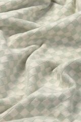 Lorena Canals Örgü Battaniye, Tiles Blue Sage