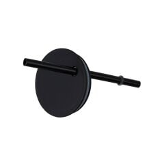 Design Letters Tritan Bardak için Kapak ve Pipet Seti, Siyah