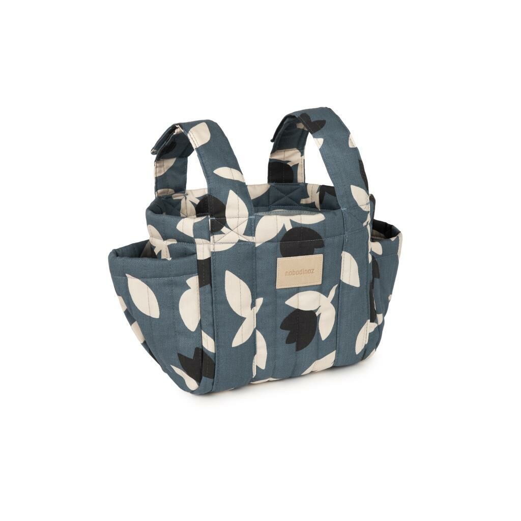 Hyde Park Bebek Arabası Düzenleyici Çanta, Blue Black Tulips