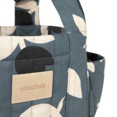 Hyde Park Bebek Arabası Düzenleyici Çanta, Blue Black Tulips