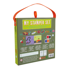 FLOSS & ROCK Stamper Ahşap Baskı Seti / Cars