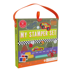 FLOSS & ROCK Stamper Ahşap Baskı Seti / Cars