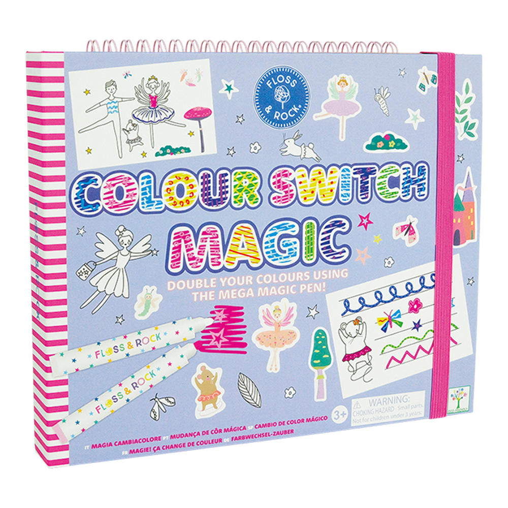 Floss & Rock Renk Değiştiren Sihirli Aktivite Kitabı / Enchanted