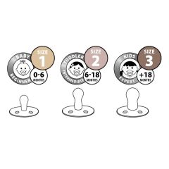 Bibs Boheme Emzik, Vanilla (6-18 Ay)