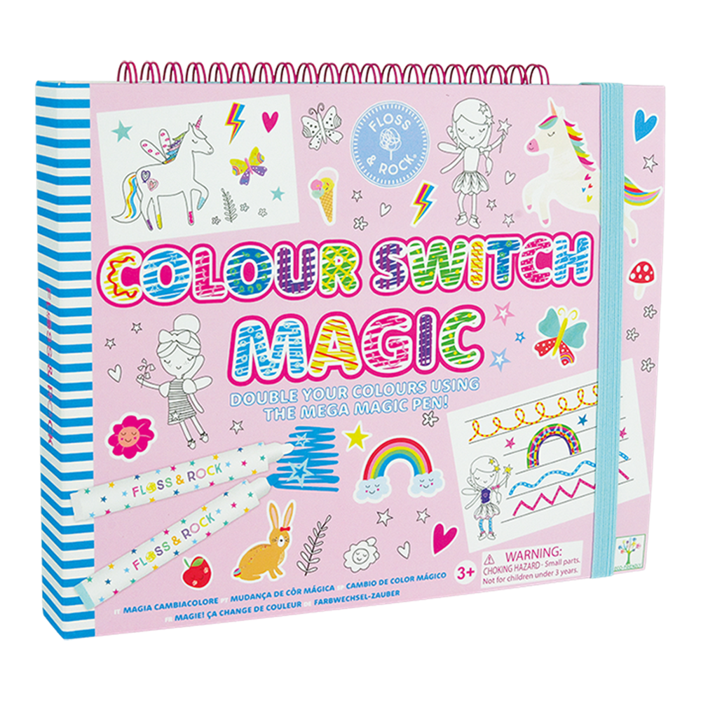 Floss & Rock Renk Değiştiren Sihirli Aktivite Kitabı / Rainbow Fairy