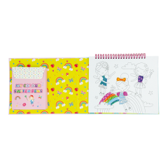 Floss & Rock Renk Değiştiren Sihirli Aktivite Kitabı / Rainbow Fairy