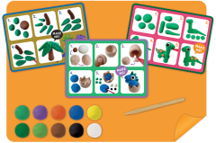 Floss & Rock Clay And Play Hava İle Kuruyan Kil Seti/ Dino