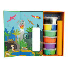 Floss & Rock Clay And Play Hava İle Kuruyan Kil Seti/ Dino