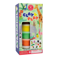 Floss & Rock Clay And Play Hava İle Kuruyan Kil Seti/ Jungle