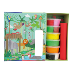 Floss & Rock Clay And Play Hava İle Kuruyan Kil Seti/ Jungle