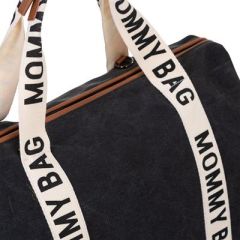 Mommy Bag Çanta, Signature Kanvas Black