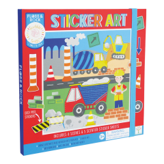 Floss & Rock Kokulu Sticker Aktivite Kitabı / Construction