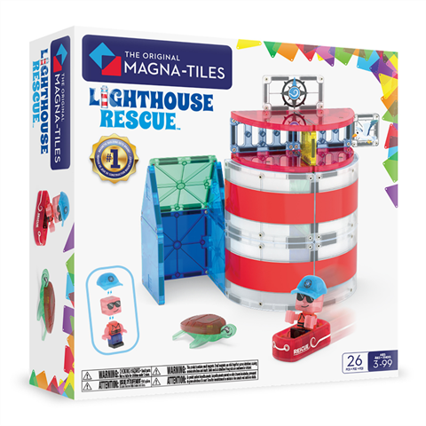 MAGNA-TILES® - Lighthouse Rescue Manyetik Bloklar - 25 Parça