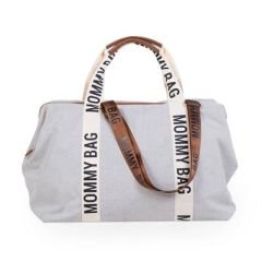 Mommy Bag Çanta, Signature Kanvas Krem