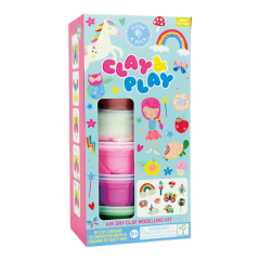 Floss & Rock Clay And Play Hava İle Kuruyan Kil Seti/ Rainbow Fairy