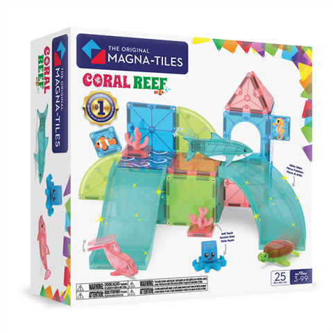 MAGNA-TILES® - Coral Reef Manyetik Bloklar - 25 Parça