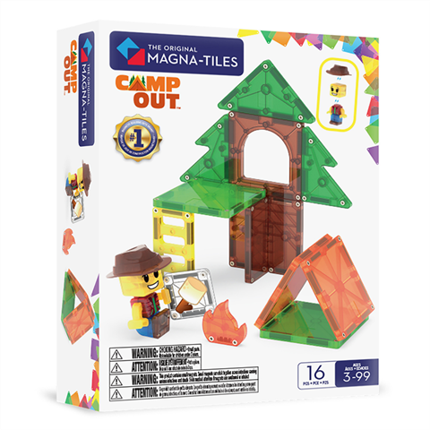 MAGNA-TILES® - Camp Out Manyetik Bloklar - 16 Parça