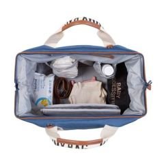 Mommy Bag Çanta, Signature Kanvas Indigo