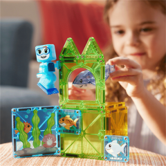 MAGNA-TILES® - Shark Dive Manyetik Bloklar - 13 Parça