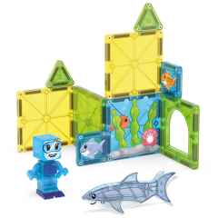 MAGNA-TILES® - Shark Dive Manyetik Bloklar - 13 Parça