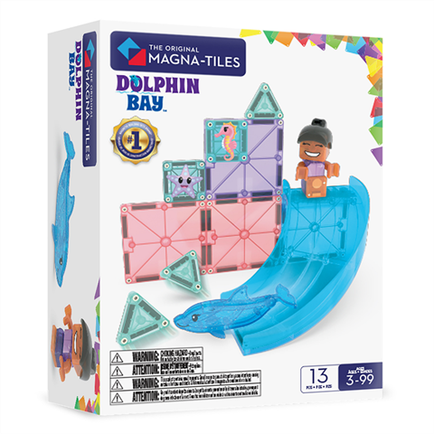 MAGNA-TILES® - Dolphin Bay Manyetik Bloklar - 13 Parça
