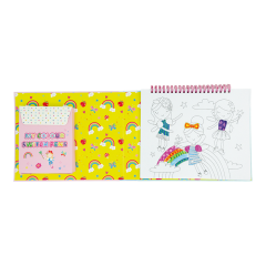 Floss & Rock Renk Değiştiren Sihirli Aktivite Kitabı / Rainbow Fairy