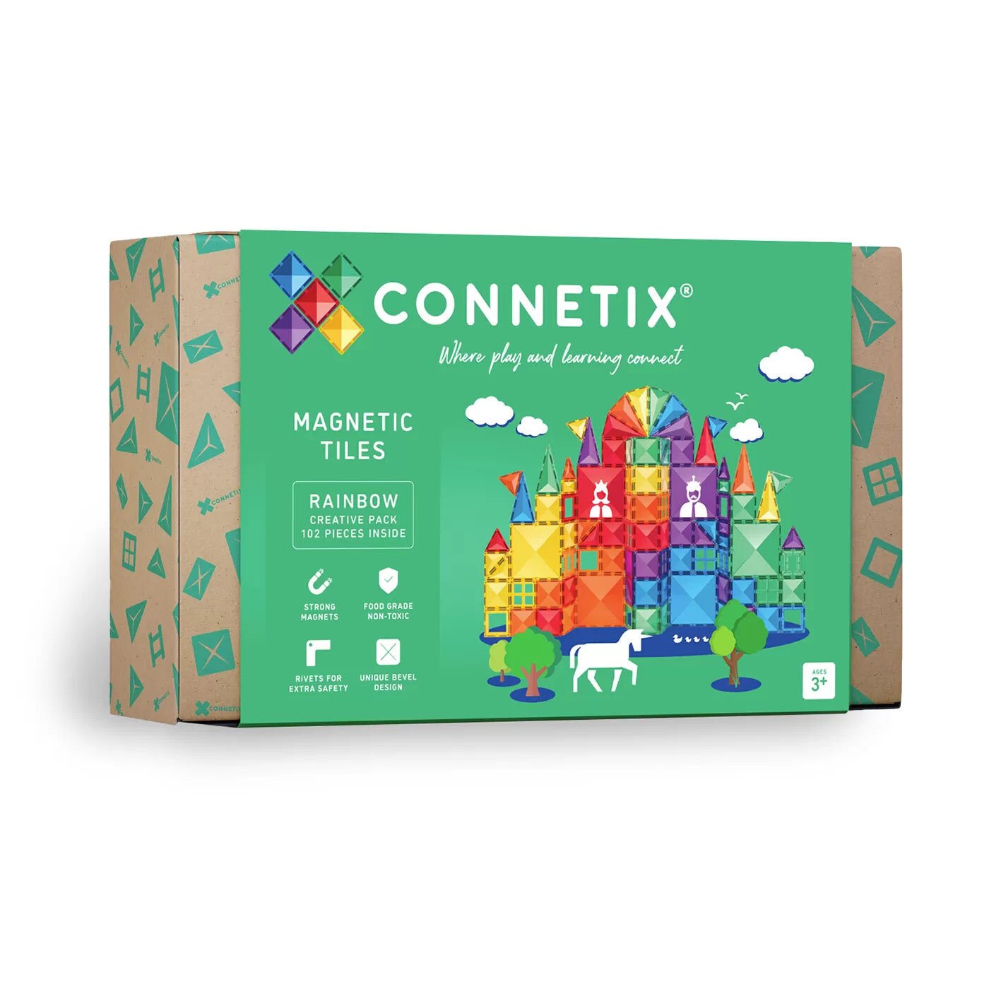 Connetix Rainbow Creative Pack Manyetik Bloklar - 102 Parça