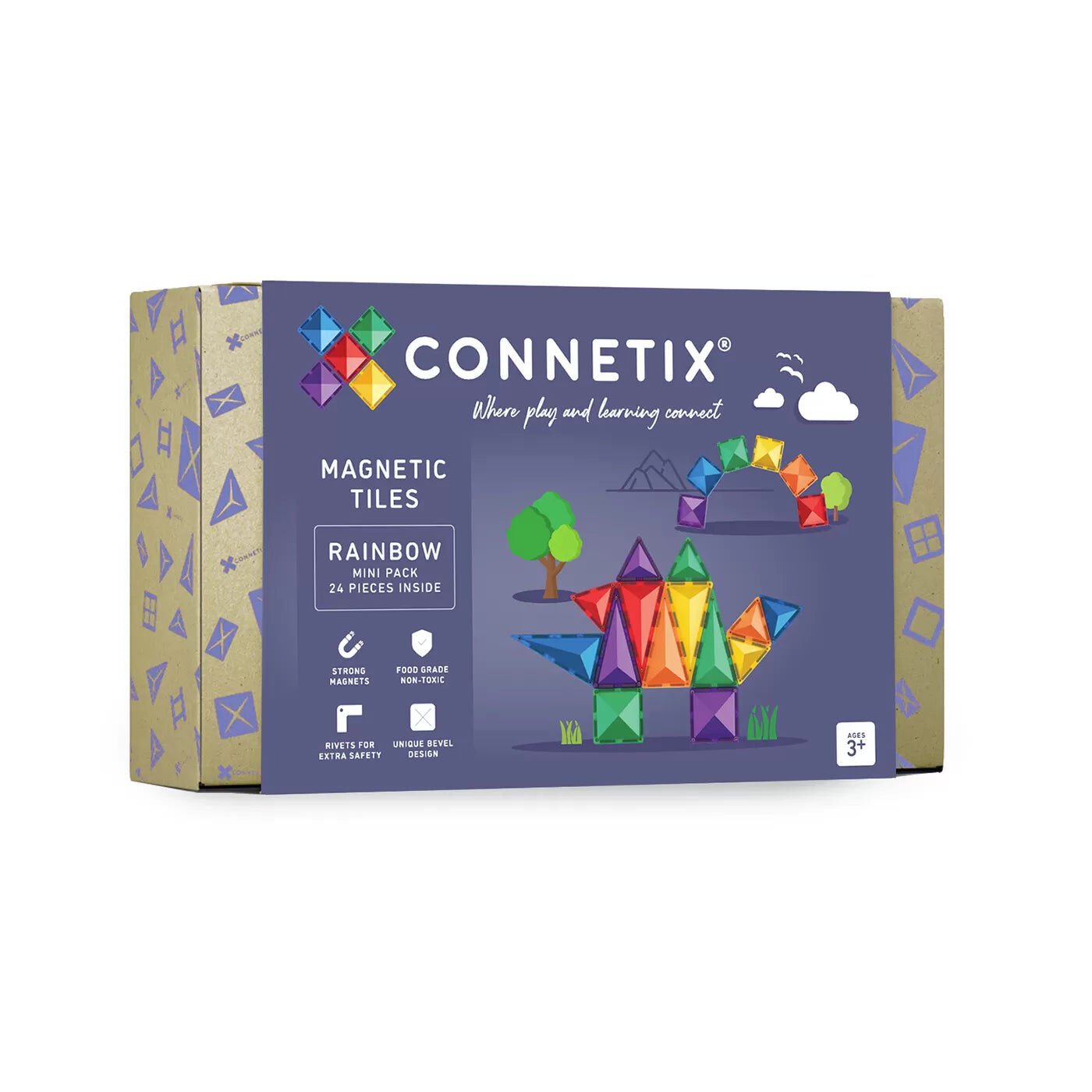 Connetix Rainbow Mini Pack Manyetik Bloklar - 24 Parça