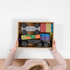 Connetix Rainbow Transport Pack Manyetik Bloklar - 50 Parça