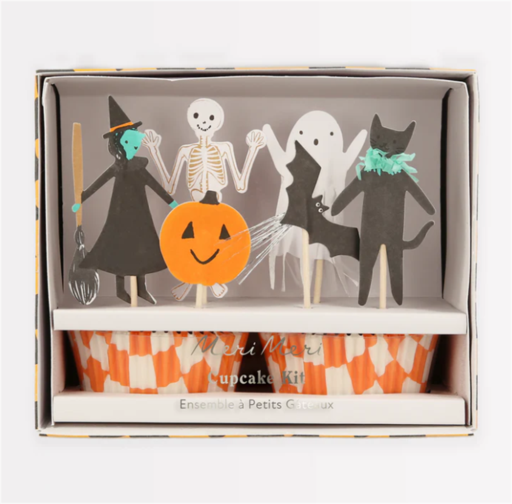 Meri Meri - Happy Halloween Cupcake Kit - Cadılar Bayramı Cupcake Kit (24'Lü)