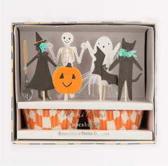 Meri Meri - Happy Halloween Cupcake Kit - Cadılar Bayramı Cupcake Kit (24'Lü)