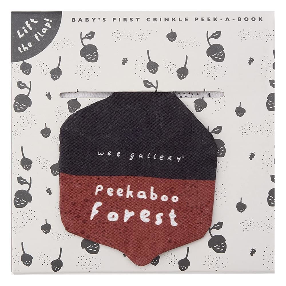 Wee Galery Cloth Book, Peekaboo Forest
