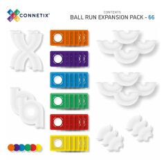 Connetix Rainbow Ball Run Expansion Pack Manyetik Bloklar - 66 Parça