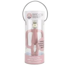 Matchstick Monkey  Silikon Diş Kaşıyıcı / Monkey (Pembe)