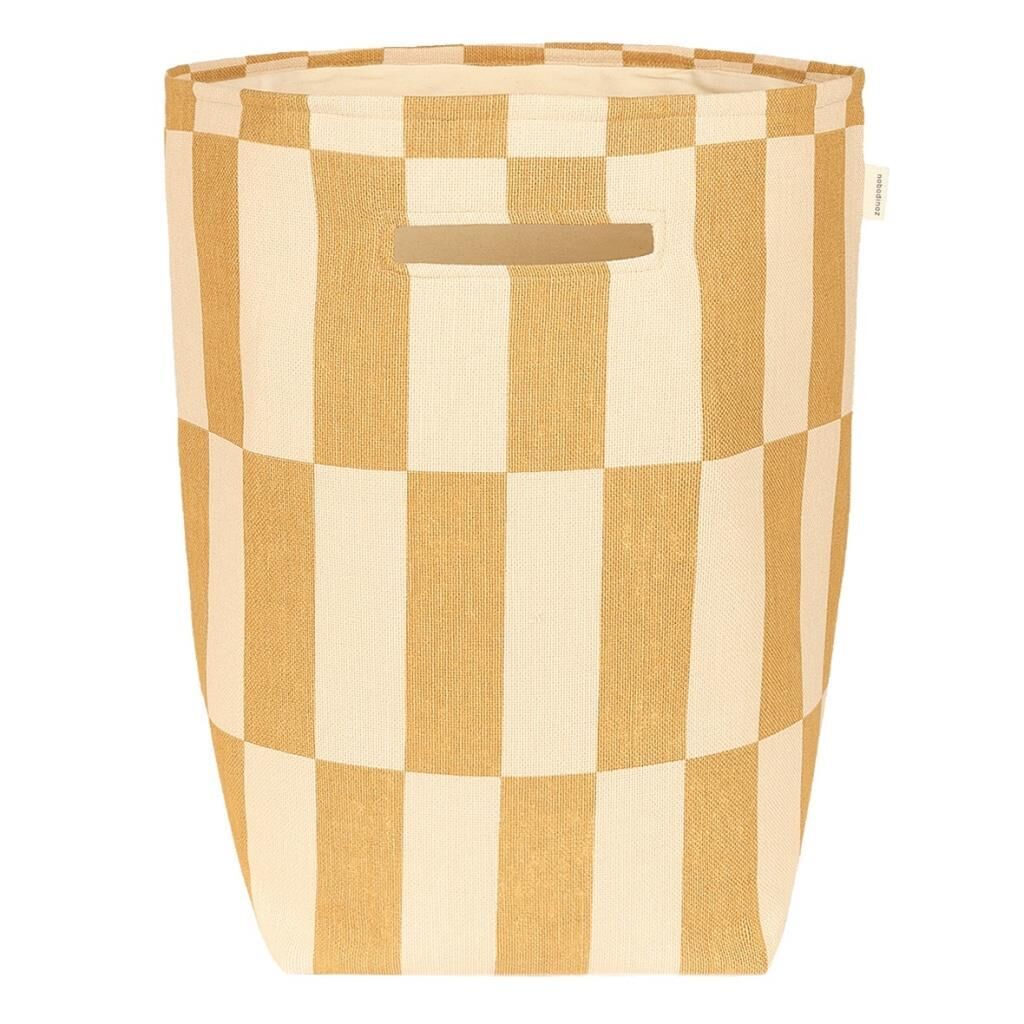 Nobodinoz Vibes Büyük Sepet, Mustard & Sand Tiles