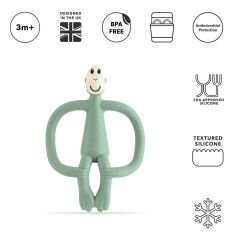 Matchstick Monkey Silikon Diş Kaşıyıcı/ Monkey (Yeşil)
