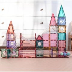 Connetix Pastel Ball Run Pack Manyetik Bloklar - 106 Parça
