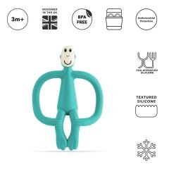 Matchstick Monkey  Silikon Diş Kaşıyıcı/ Monkey (Turkuaz)