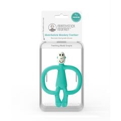 Matchstick Monkey  Silikon Diş Kaşıyıcı/ Monkey (Turkuaz)