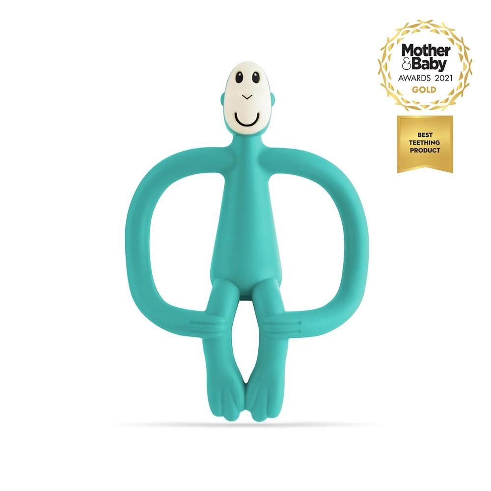 Matchstick Monkey  Silikon Diş Kaşıyıcı/ Monkey (Turkuaz)
