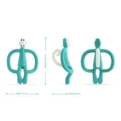 Matchstick Monkey  Silikon Diş Kaşıyıcı/ Monkey (Turkuaz)